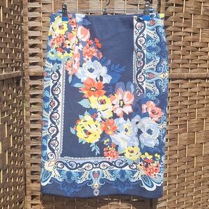 Cato Floral Border Print Pencil Skirt Size S | Career Office Wear